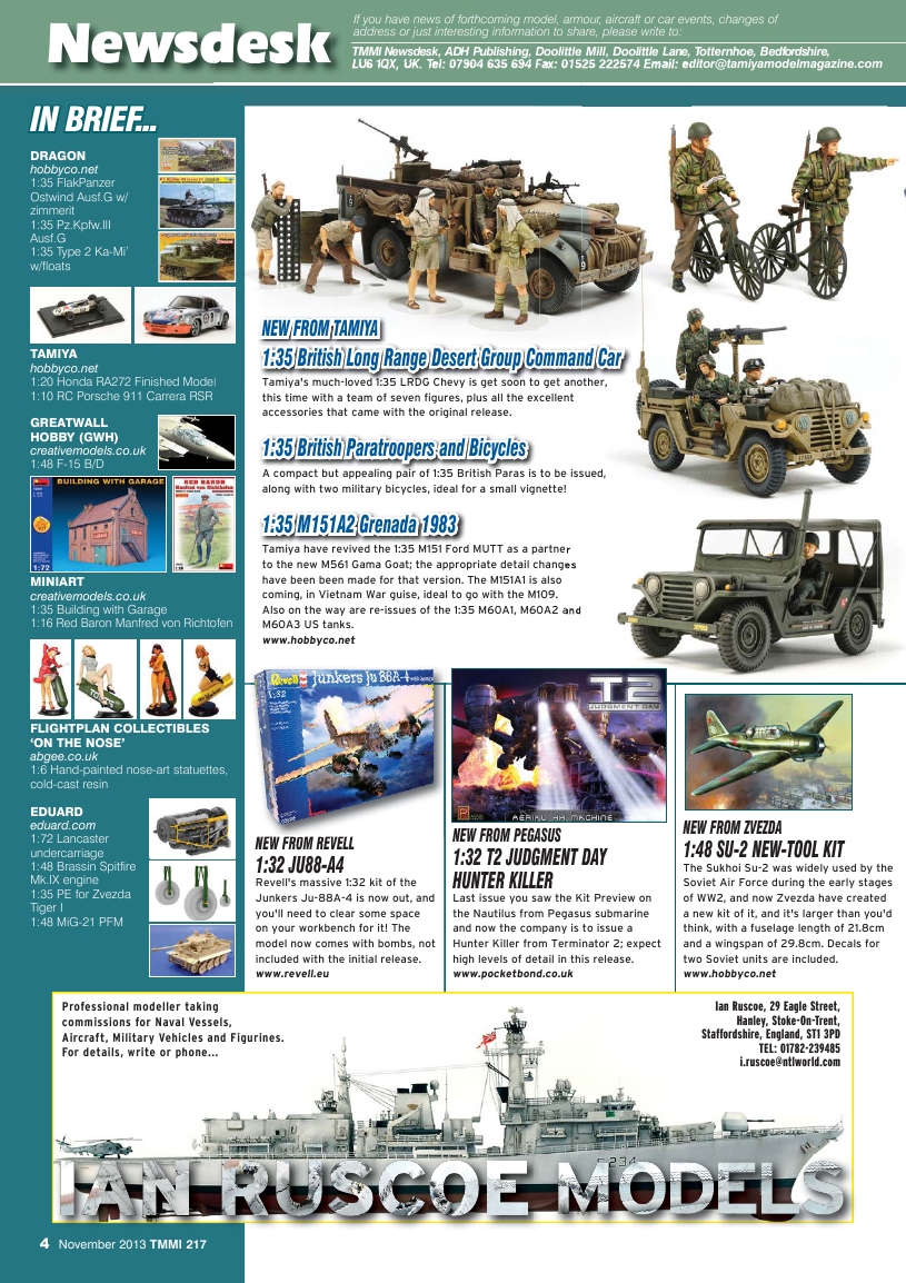 Tamiya Model Magazine 217 (2013-11)